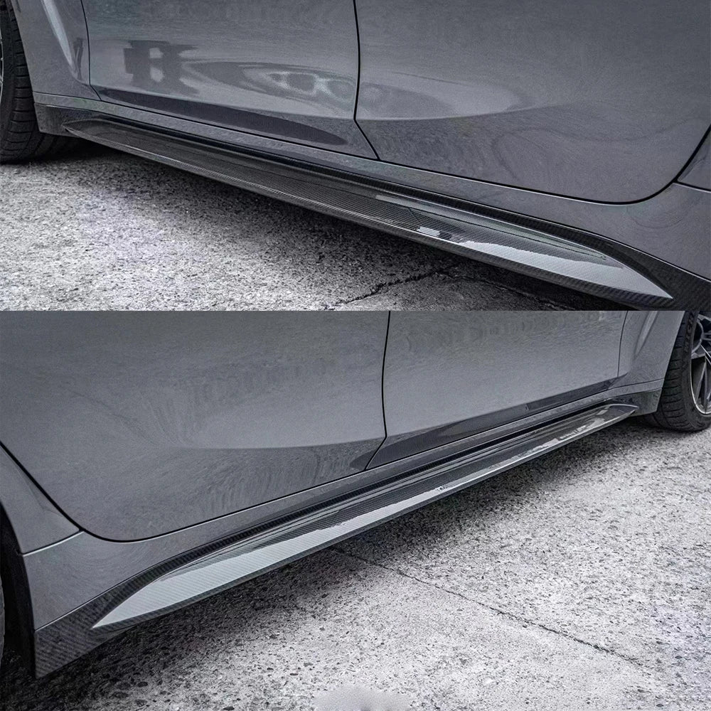 BMW G8X Dry Carbon Fiber Side Skirts
