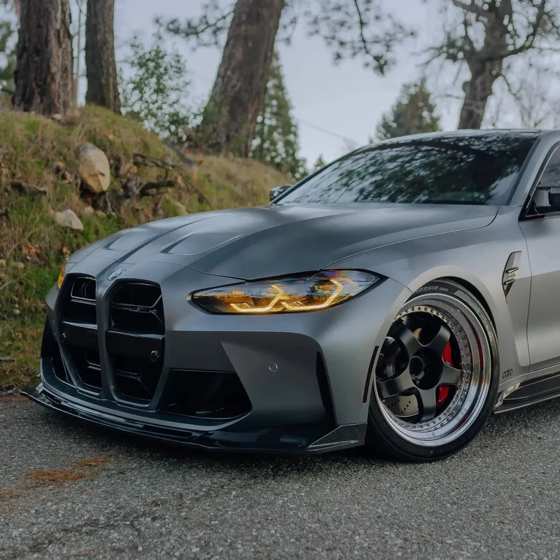 BMW G8X V Style Dry Carbon Fiber Front Lip