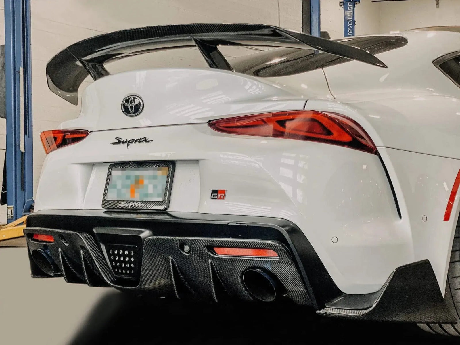 TOYOTA SUPRA A90 MK5 AG STYLE DRY CARBON FIBER REAR DIFFUSER