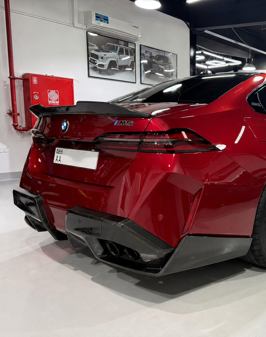 BMW M5 G90 PSM STYLE CARBON FIBER TRUNK SPOILER
