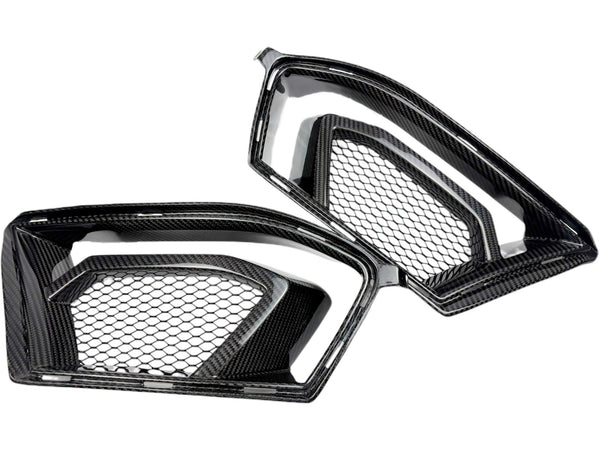 BMW G8X AN STYLE CARBON FIBER FRONT BUMPER AIR VENTS