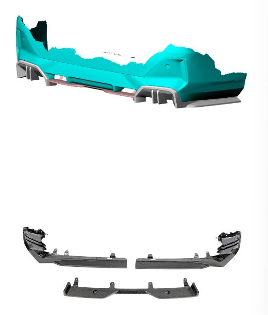 BMW G60 5 Series (2024+) Rear Diffuser