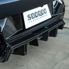 SOOQOO BMW XM G09 Rear Diffuser In Prepreg Carbon Fiber
