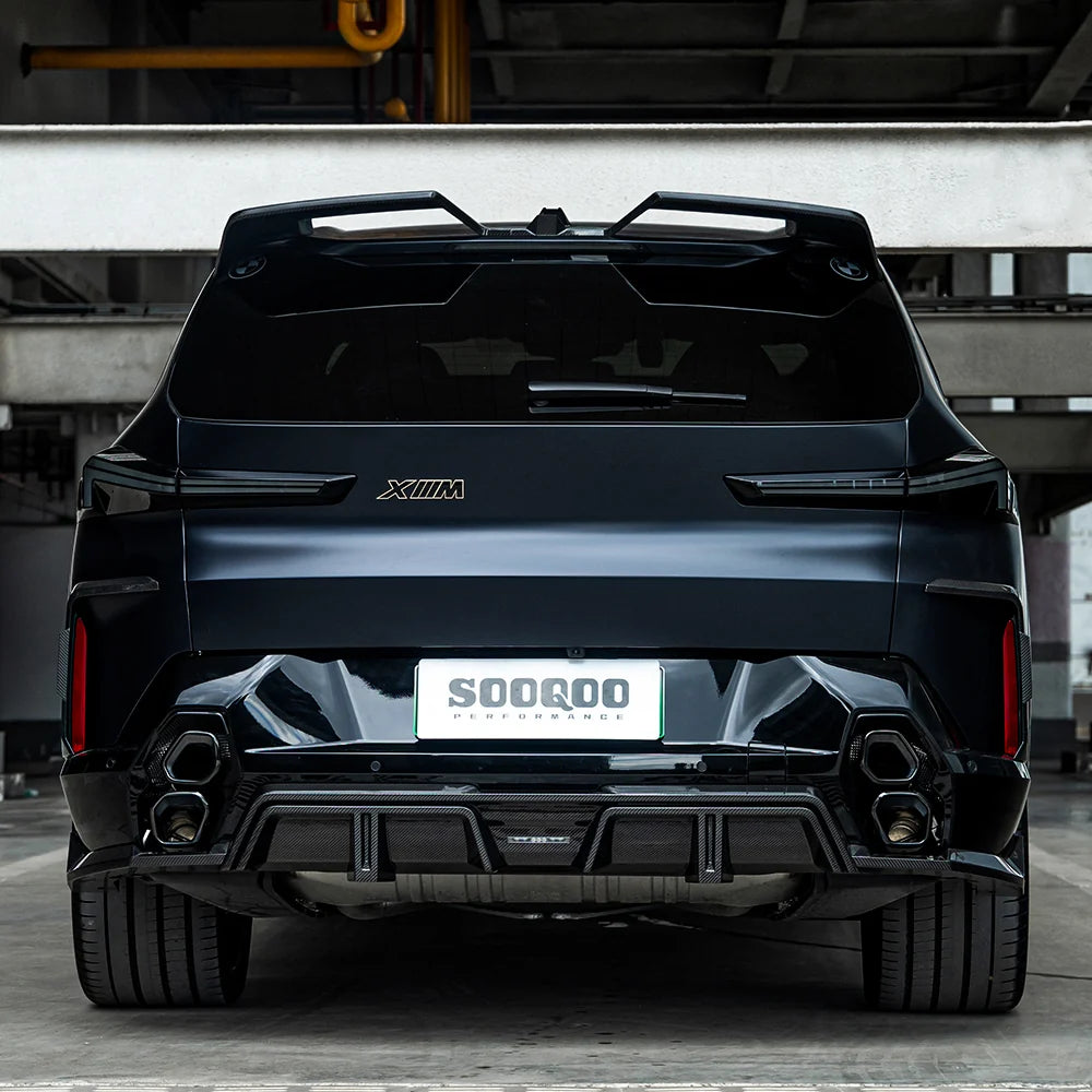SOOQOO BMW XM G09 Roof Spoiler In Prepreg Carbon Fiber