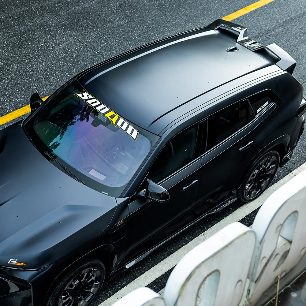 SOOQOO BMW XM G09 Roof Spoiler In Prepreg Carbon Fiber