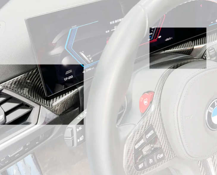 BMW G8X M2/M3/M4 Carbon Fiber Dashboard Trim (LCI Curved Display)