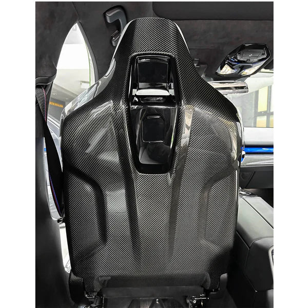 Dry Carbon Fiber Seat Back Cover Trims BMW G90/G99 M5 OEM Style Interior Trims