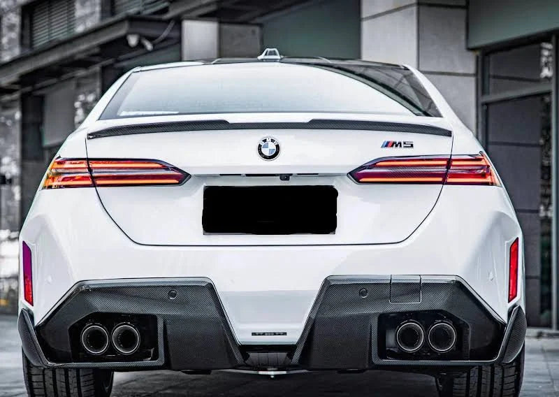 BMW 5 SERIES G90/G99 MP STYLE DRY CARBON FIBER REAR SPOILER