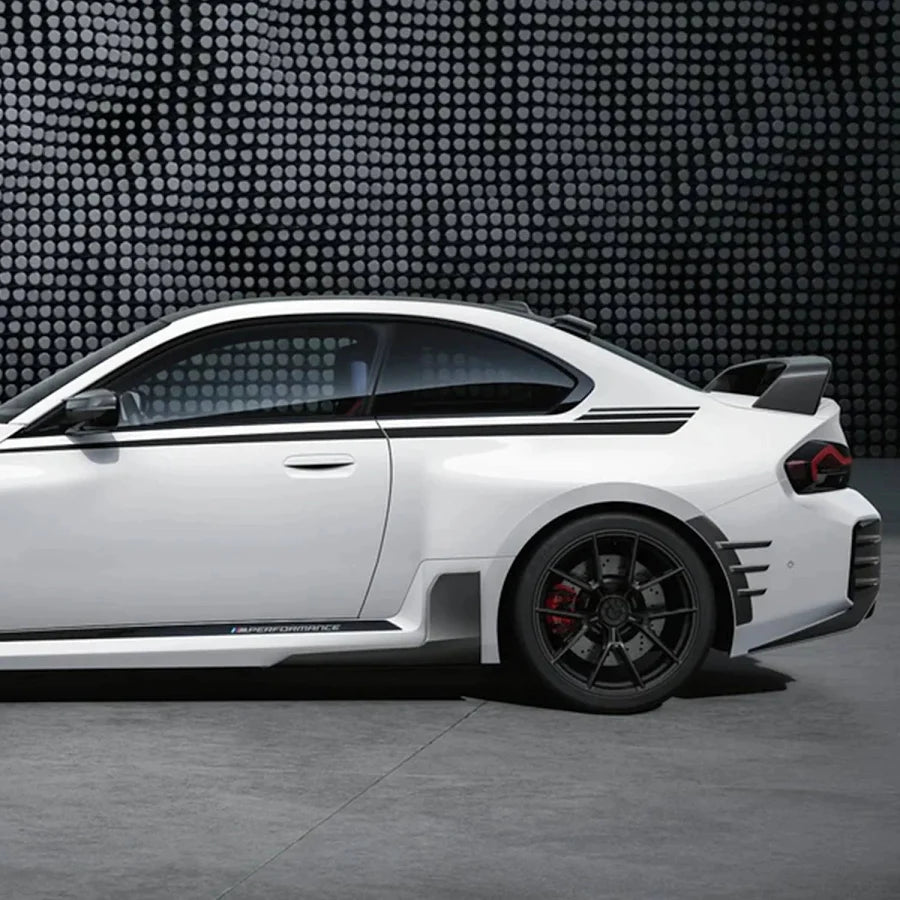 BMW M2 G87 SHORT DRY CARBON FIBER SIDE SKIRTS