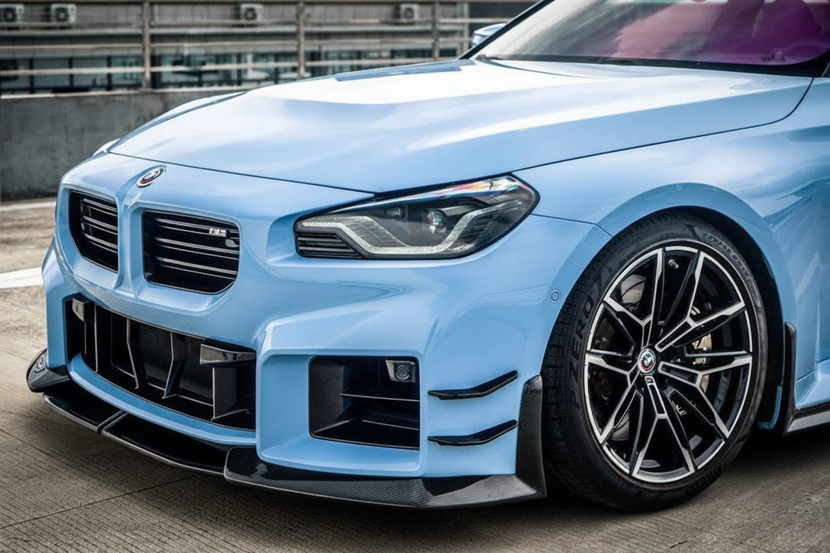 BMW M2 G87 TKD STYLE DRY CARBON FIBER FRONT LIP